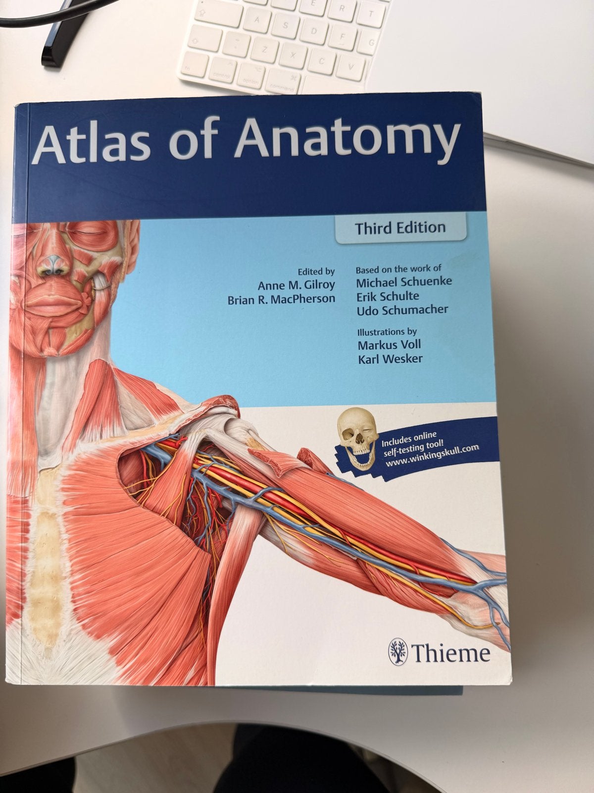 Atlas of Anatomy - Third Edition (Thieme), Ophalen of Verzenden, Beta, Zo goed als nieuw, WO
