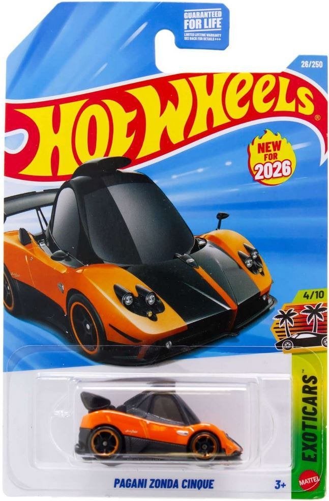 2026 Hot Wheels Pagani Zonda Cinque (Tooned) USA, Ophalen of Verzenden, Nieuw