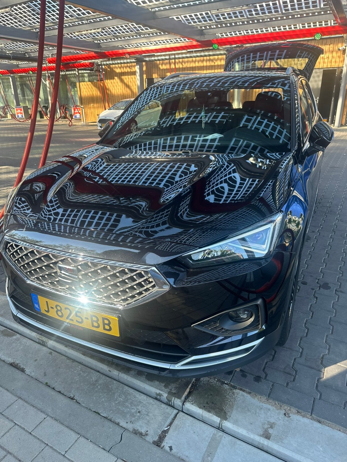 Seat Tarraco 1.5 TSI 150pk 2020/7per./Pano. dak NL auto/NAP, Auto's, Seat, 4 cilinders, Lichtsensor, 7 stoelen, Zwart