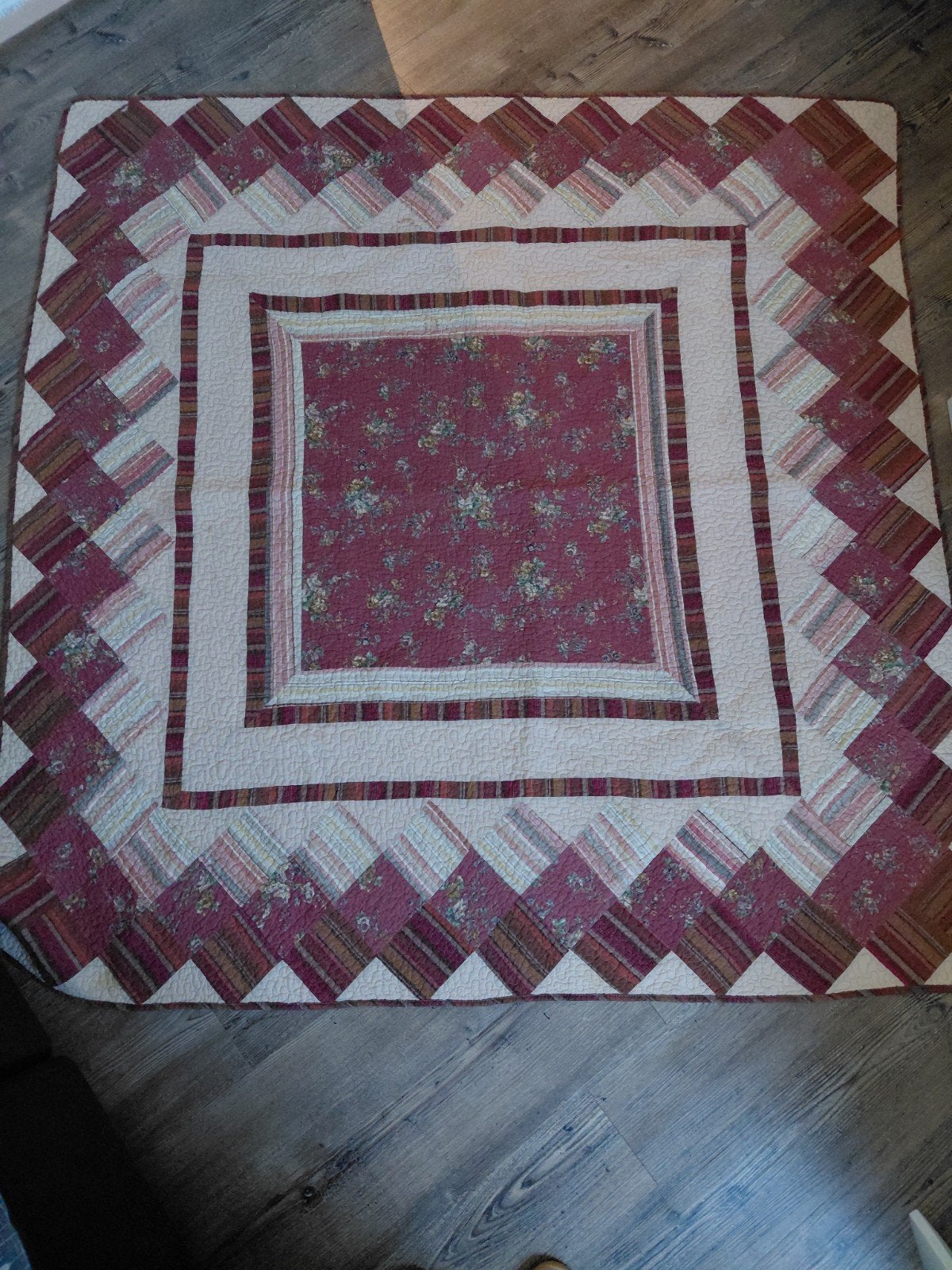 Mooi plaid/ deken/ quilt, Ophalen of Verzenden