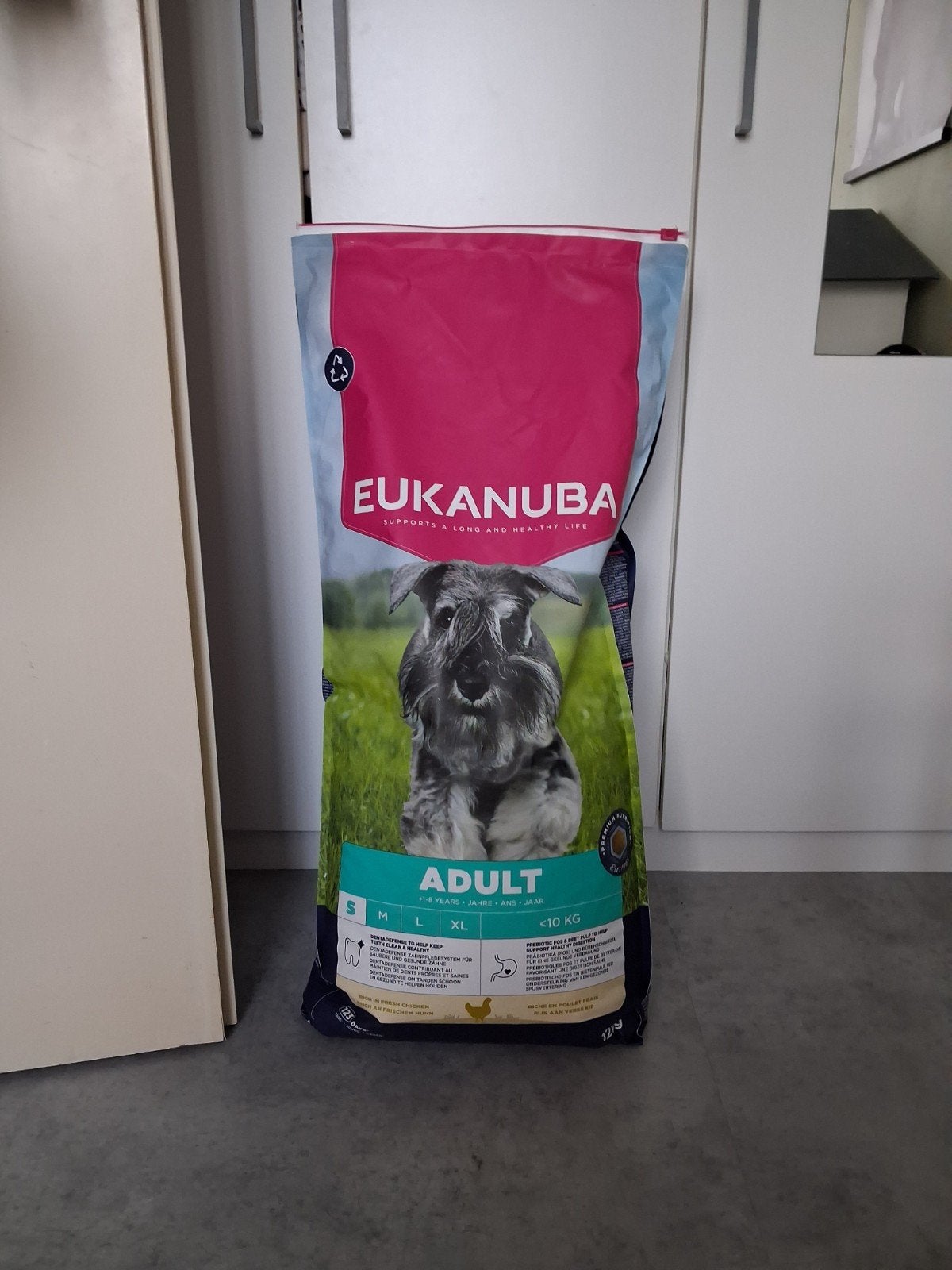 hondenbrokken, Ophalen, Hond