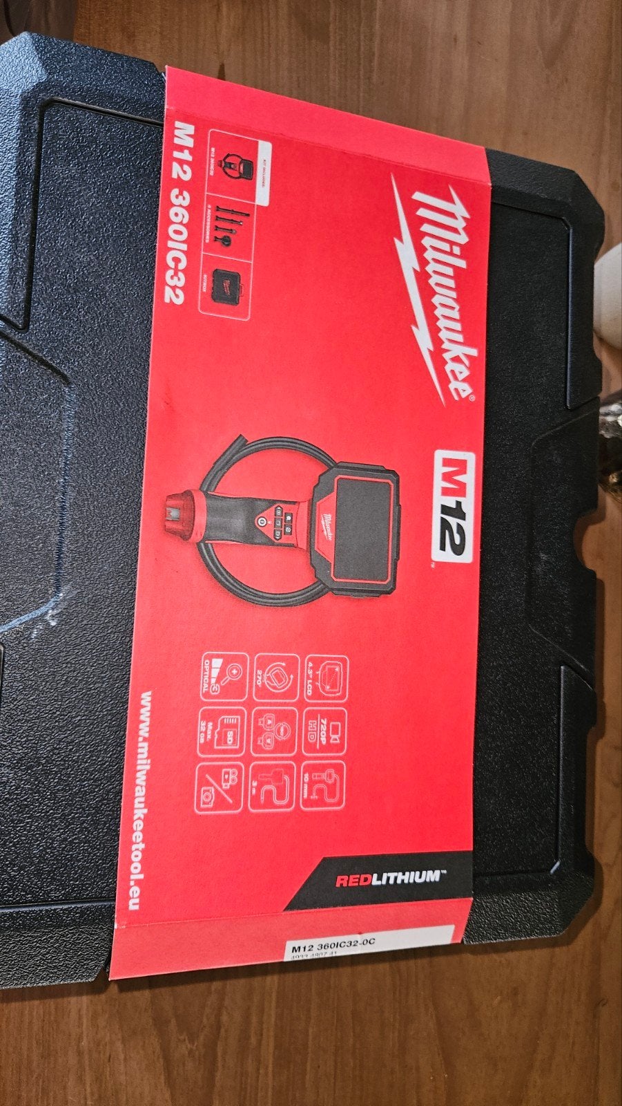 Milwaukee M12 360IC32-0C 360 inspectiecamera, Ophalen, Nieuw