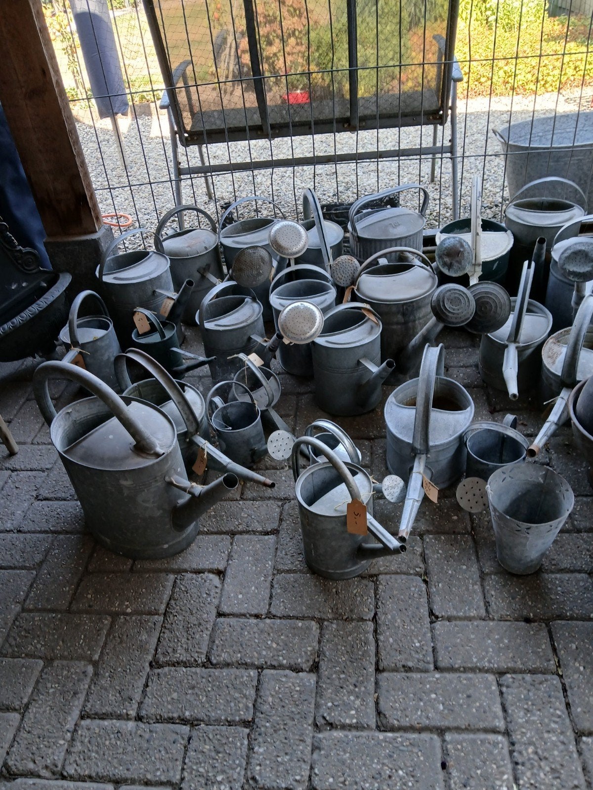 zinken gieter, Tuin en Terras, Gieters, Ophalen
