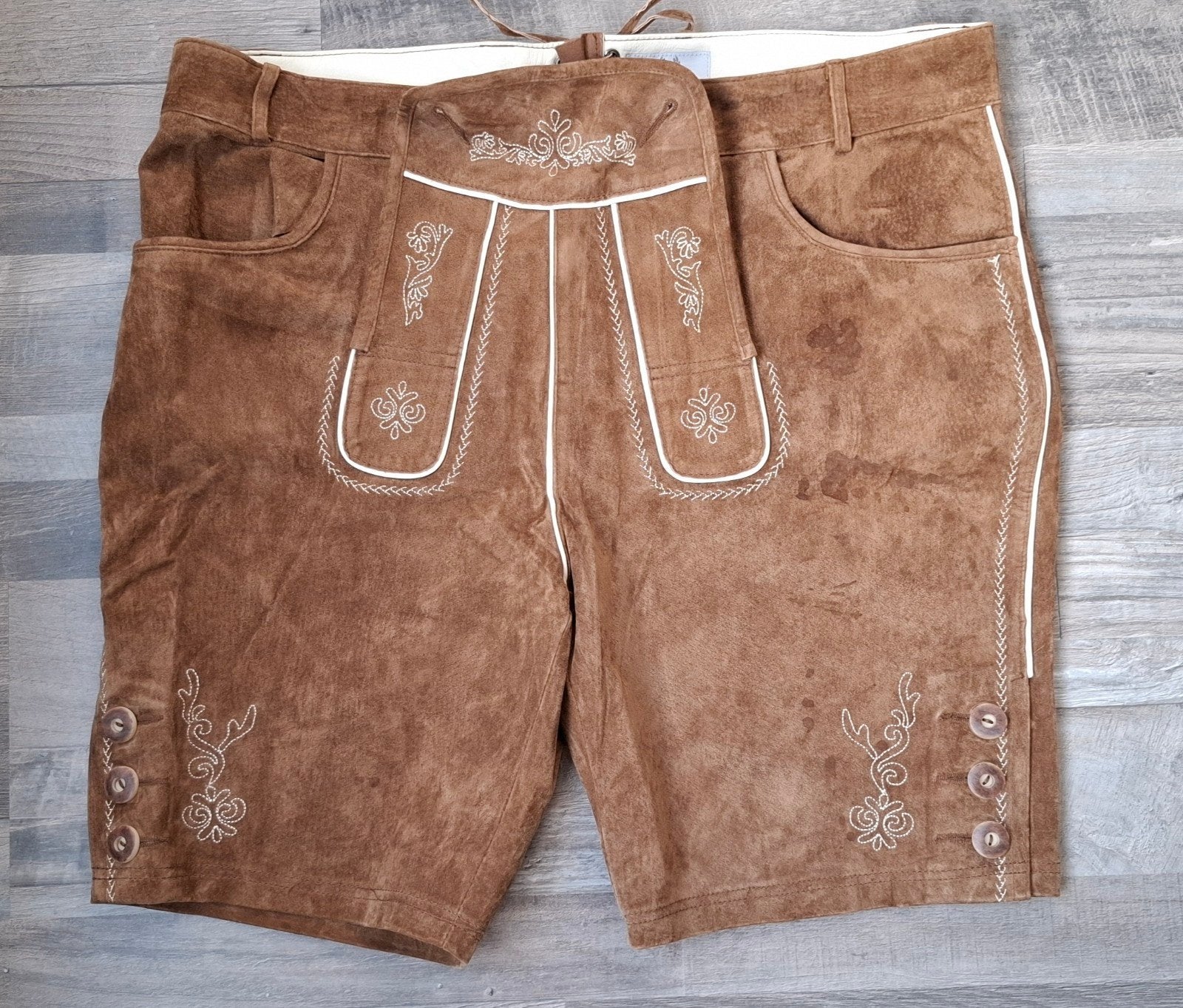 Mooie lederhosen Waldschütz maat 54, Kleding | Heren, Carnavalskleding en Feestkleding, Ophalen of Verzenden, Maat 52/54 (L)