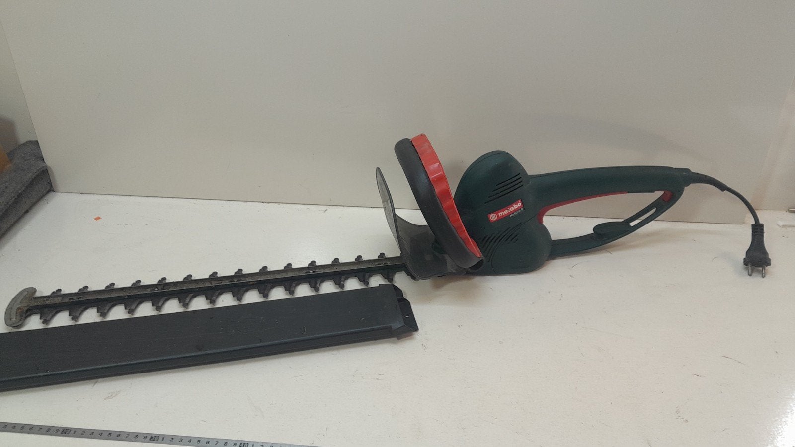 heggenschaar heggeschaar metabo hs 8355 s knipschaar snoei, Ophalen, Gebruikt, Elektrische grasmaaier, Balkmaaier