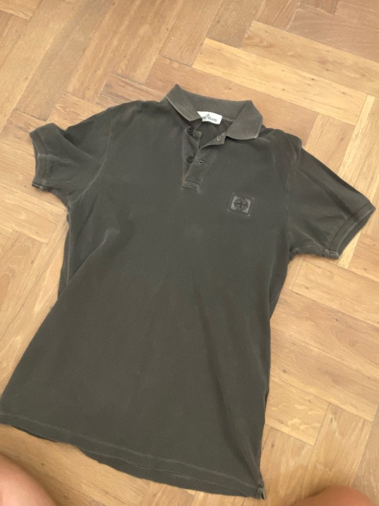 Stone Island polo maat 14-170 Grijs, Ophalen of Verzenden, Zo goed als nieuw, Jongen, Shirt of Longsleeve