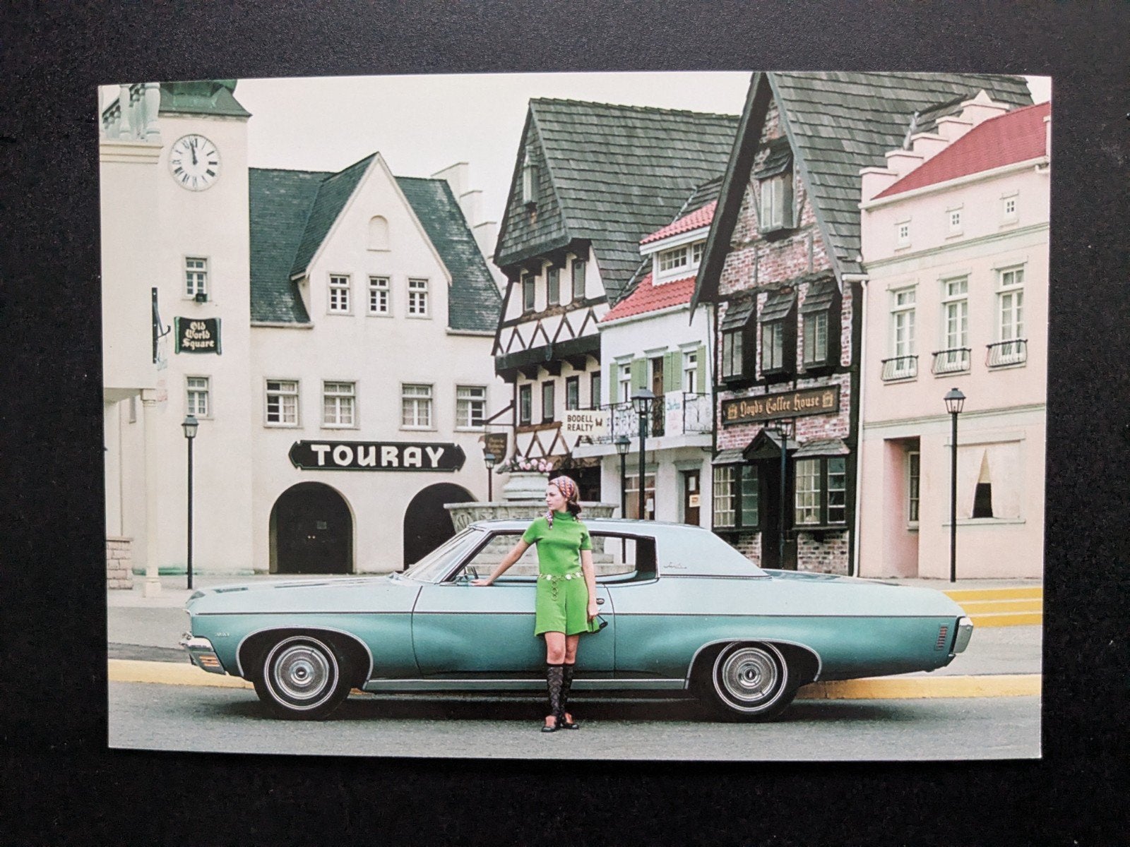 Ansichtkaart CHEVROLET Impala Custom Coupe 1970, Ophalen of Verzenden, 1980 tot heden, Ongelopen, Voertuig
