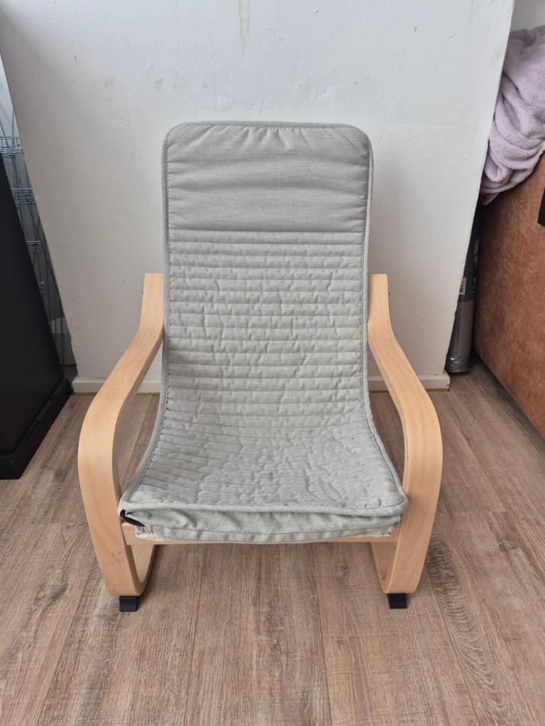 IKEA Poäng kinderstoel met 2 hoezen, Kinderen en Baby's, Ophalen, Zo goed als nieuw, Overige typen