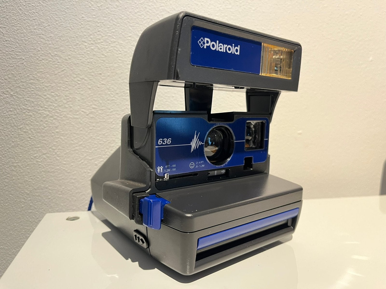 Polaroid 636 Blue Pulse Close-Up, Ophalen of Verzenden, Gebruikt, Polaroid, Polaroid