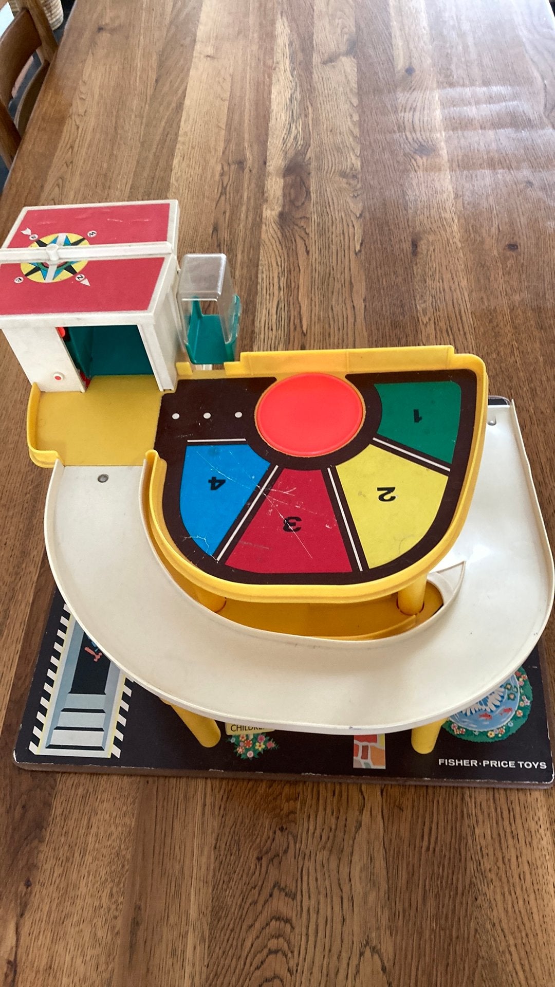 Fisher price garage vintage, Ophalen of Verzenden, Gebruikt, Speelset