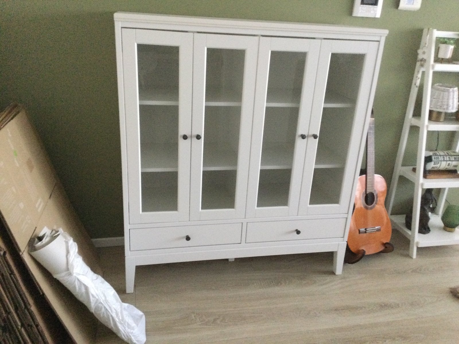 Ikea vitrine kast, Ophalen, 50 tot 100 cm, Zo goed als nieuw, Minder dan 100 cm