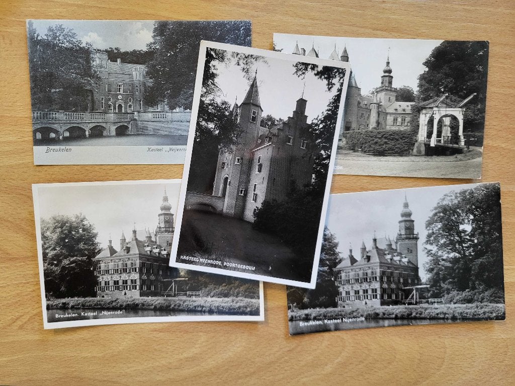 ansicht BREUKELEN Kasteel Nijenrode (5x), Verzenden, Voor 1920, Utrecht