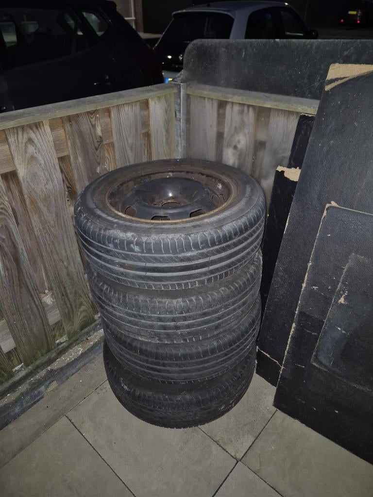 Autobanden inclusief velgen, Auto-onderdelen, Banden en Velgen, Ophalen, Gebruikt, 15 inch, Banden en Velgen