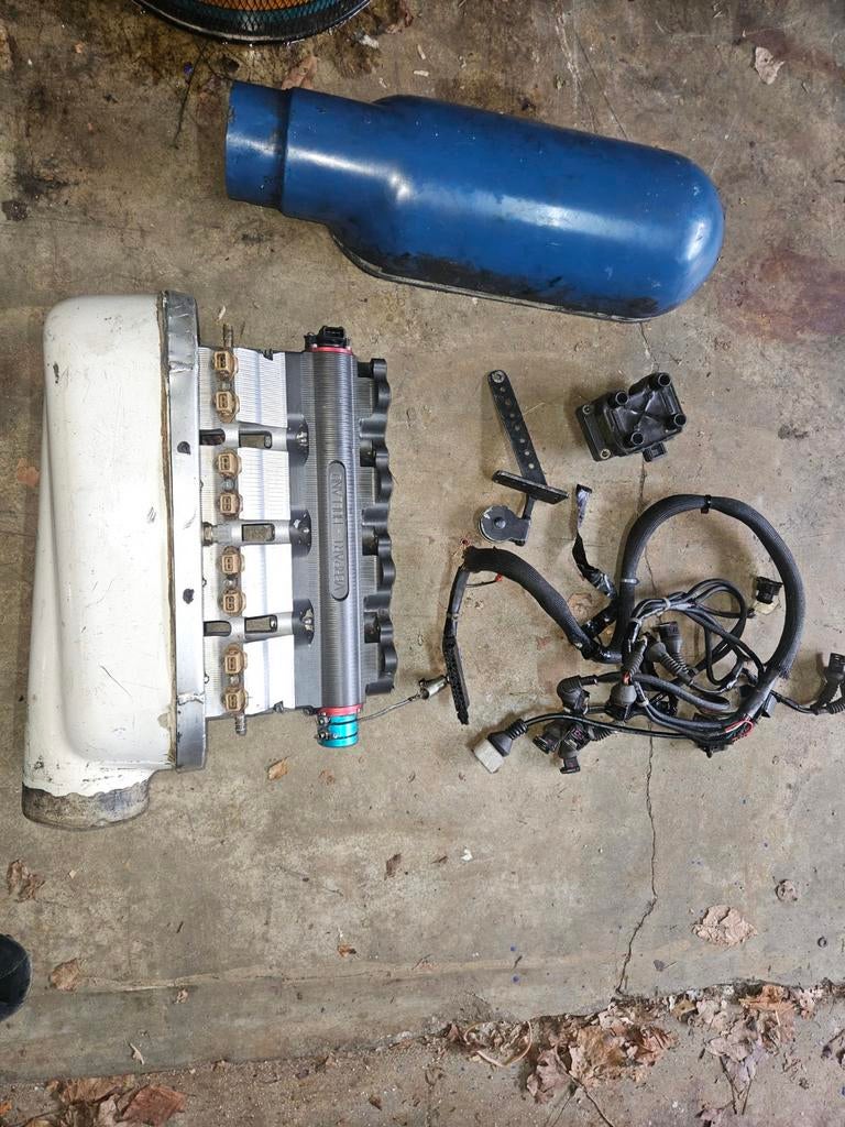 verpart rollerbody inlaat custom met vw 16v kop abf kr pl, Auto diversen, Tuning en Styling, Ophalen of Verzenden