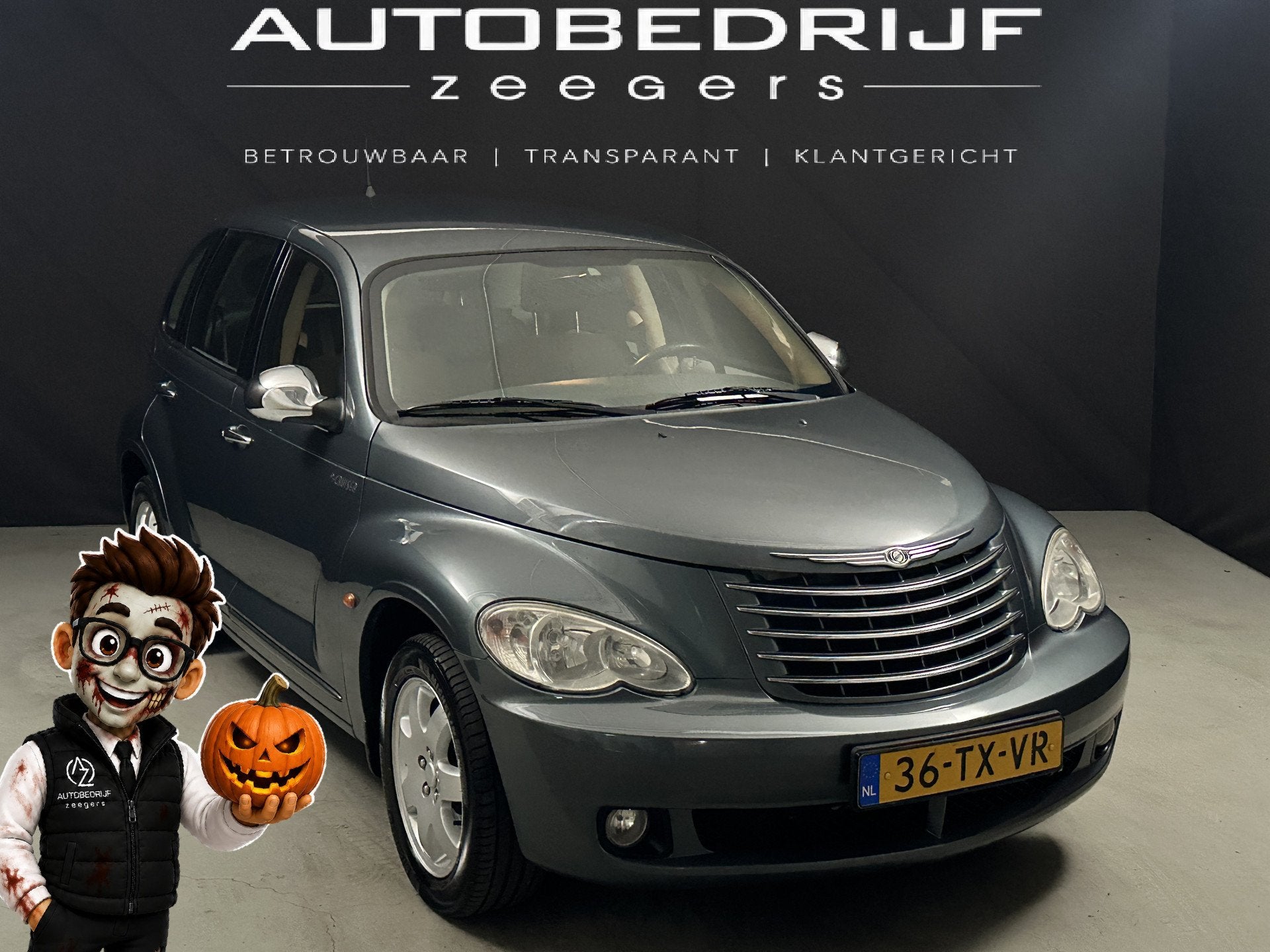 Chrysler PT Cruiser 1.6i Touring *AC*NAP* (bj 2007), Auto's, 450 kg, Gebruikt, 1341 kg, 4 cilinders