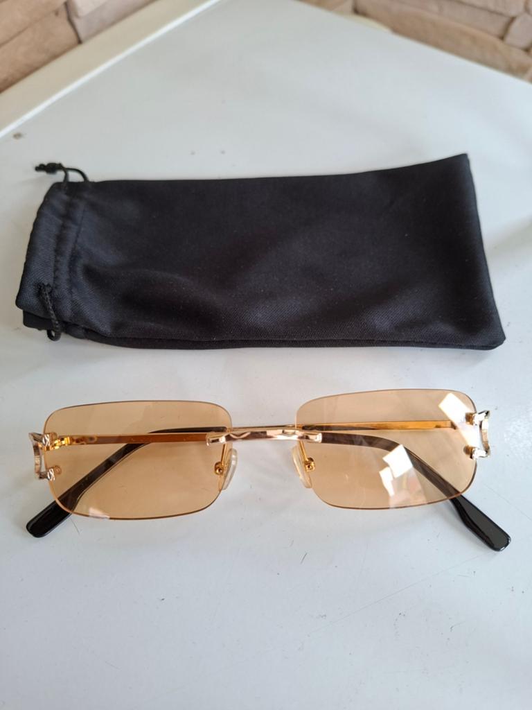 Cartier model bril oranje/goud, Ophalen of Verzenden, Nieuw, Oranje, Overige merken