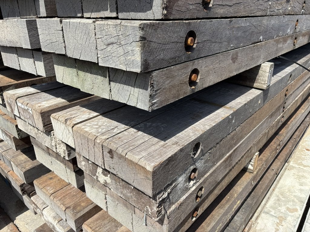 GB azobe hardhouten draglineschot 10x100x600 CM, Doe-het-zelf en Verbouw, Hout en Planken, Zo goed als nieuw, Overige houtsoorten