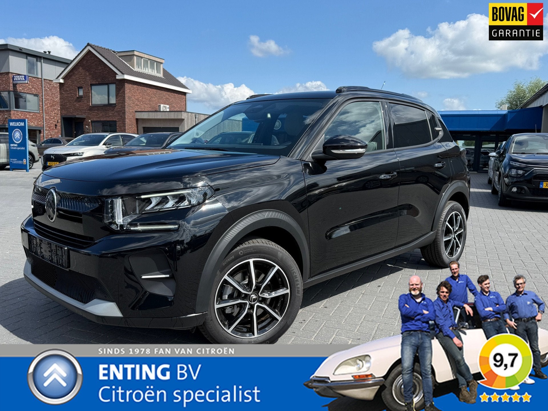 Citroen C3 1.2 Turbo 100PK MAX ECC CAMERA NAVIGATIE CARPLAY/, Auto's, Citroën, Voorwielaandrijving, Gebruikt, 1199 cc, Zwart