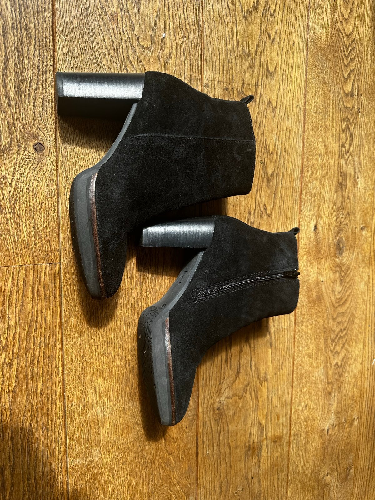 Viavai suede enkellaarsjes, maat 39, als nieuw, Ophalen of Verzenden, Zo goed als nieuw, Zwart, Lage of Enkellaarzen