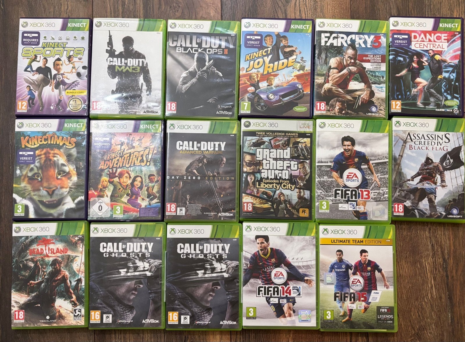 Xbox 360 games los te koop: Call of Duty, GTA, Far Cry, FIFA, Spelcomputers en Games, Ophalen of Verzenden, Gebruikt, Overige genres
