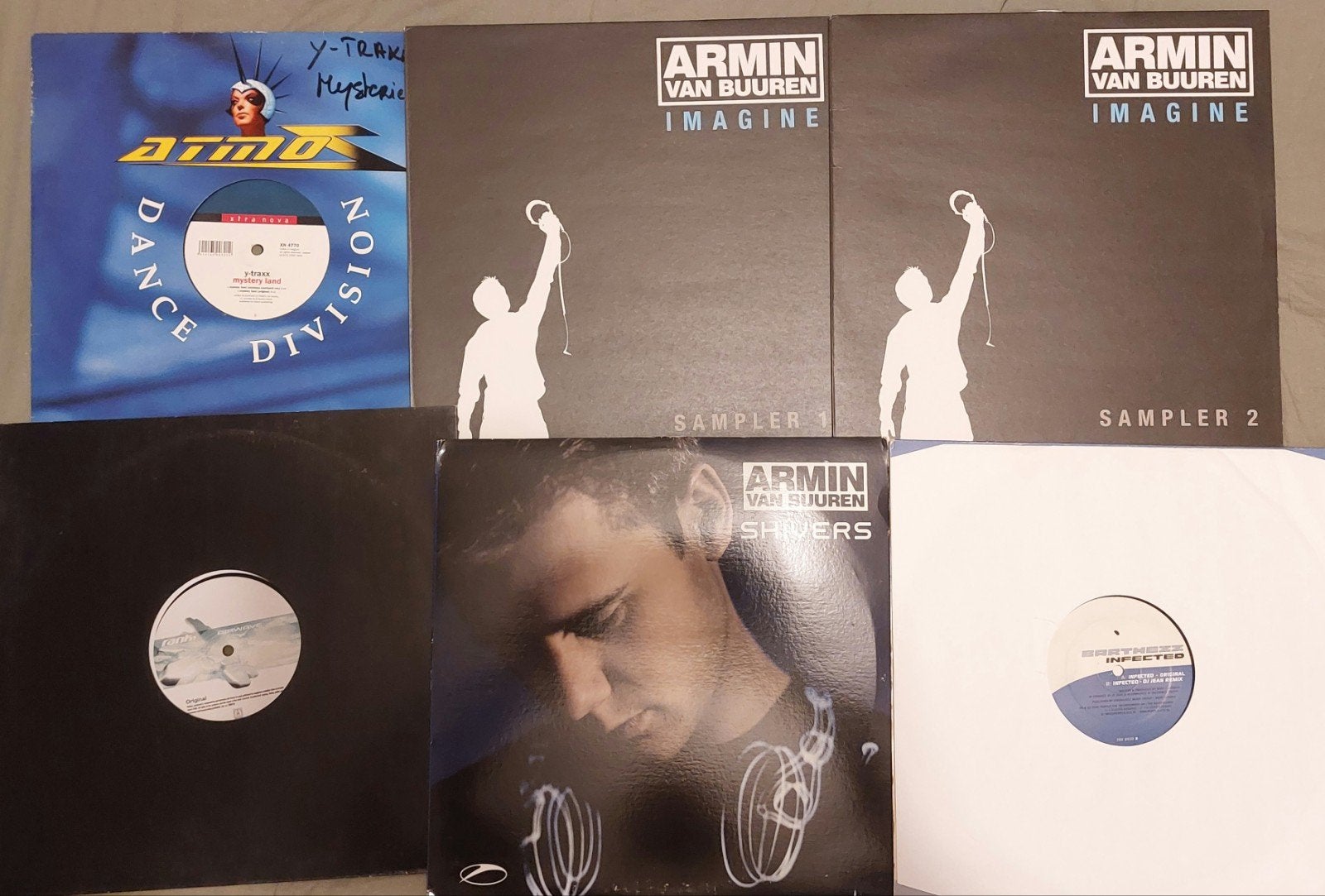 6x Trance vinyl platen, Ophalen of Verzenden, Zo goed als nieuw, 12 inch, Dance