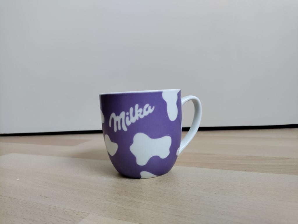 Milka mok, Ophalen of Verzenden, Aardewerk, Overige stijlen, Kop(pen) en/of Schotel(s)