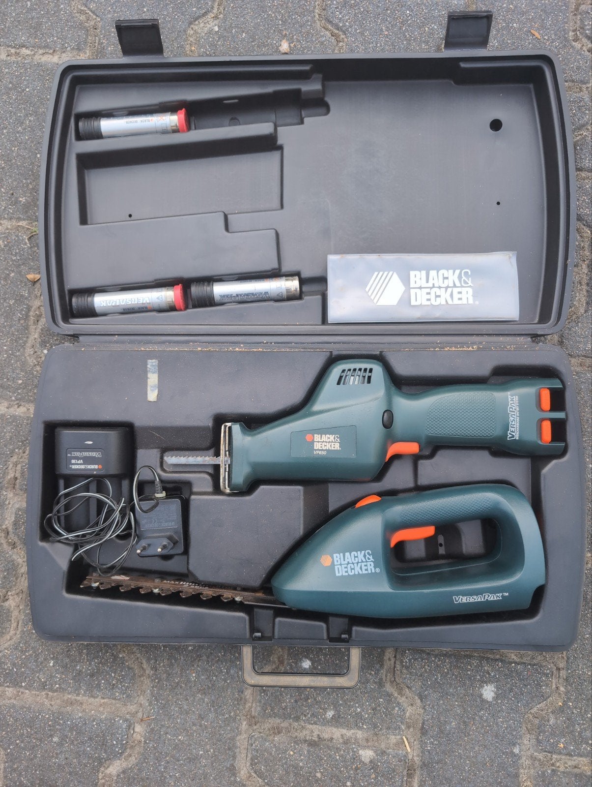Black & Decker VersaPak Zaag en Heggenschaar Set, Ophalen, Gebruikt