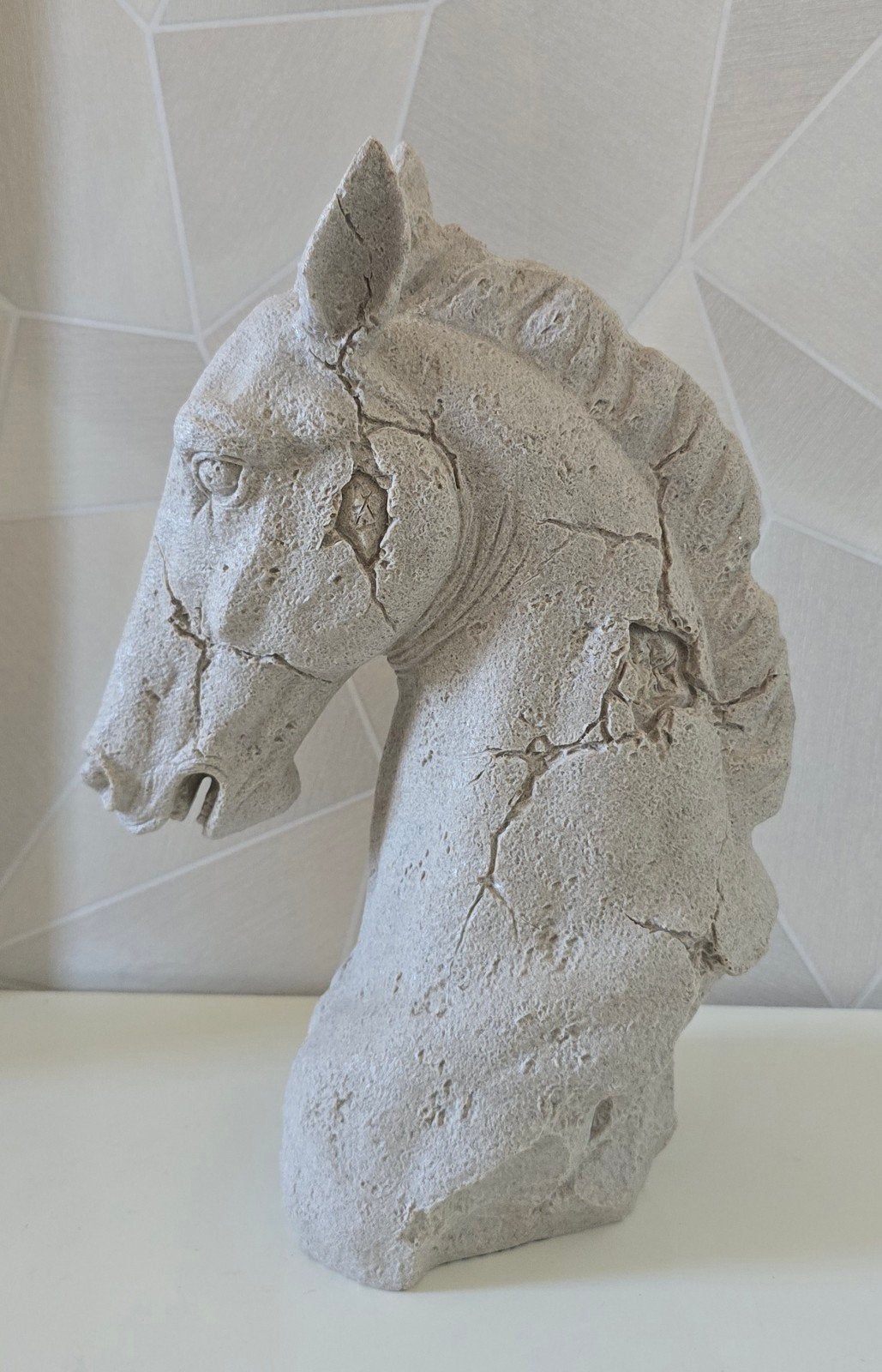 Prachtig ornament paard, Ophalen of Verzenden, Nieuw, Beige