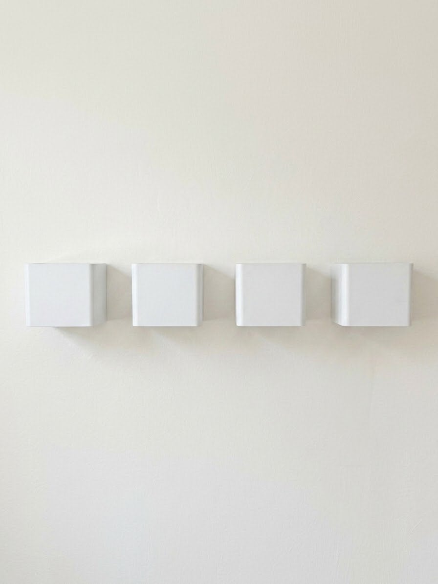 NIEUW 4x Oplaadbare LED Wandlampjes Wit - Action, Kunststof, Nieuw, Overige fittingen, Ophalen of Verzenden