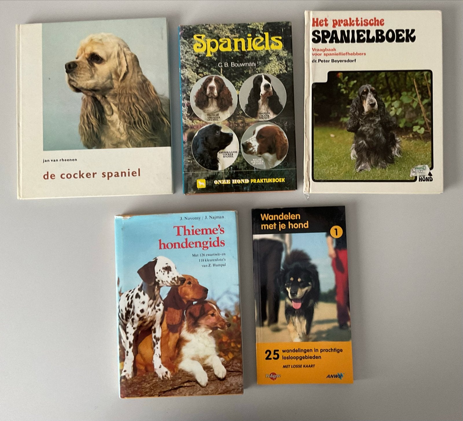 Hondenboeken: Spaniels, Cocker Spaniel, Hondengids, Wandelen, Ophalen of Verzenden, Gelezen, Honden