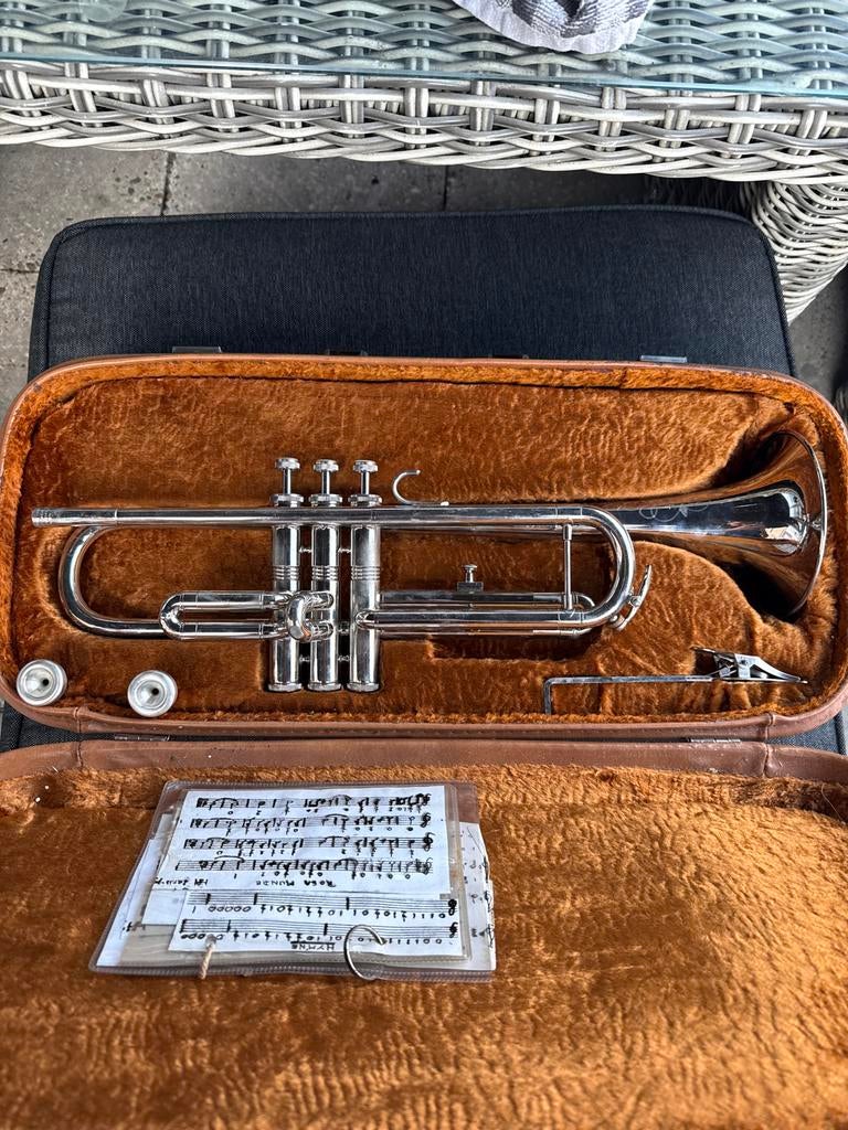 Amati Kraslice Bugel (trompet ) –warme klank + koffer, Ophalen, Gebruikt, Overige typen, Met koffer