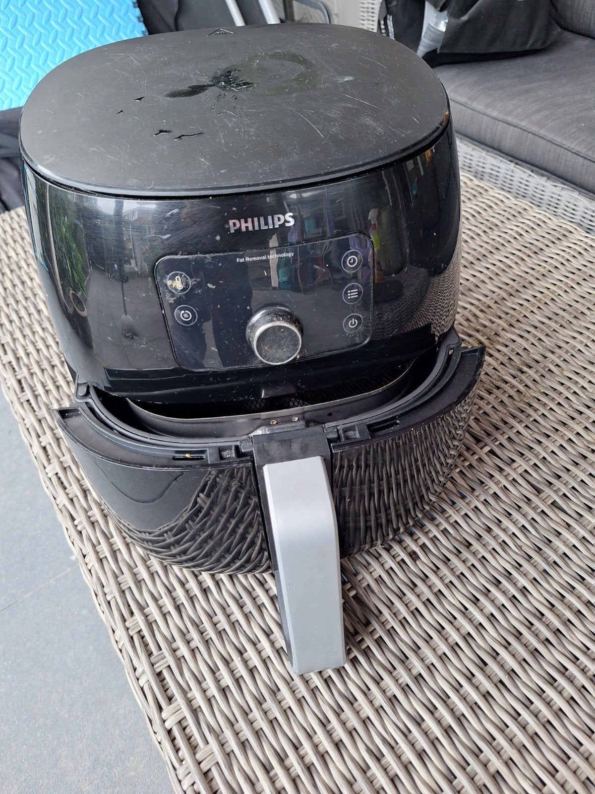 Philips Airfryer HD9654/90 XXL - Gebruikt, Ophalen, Gebruikt, Airfryer XXL, 1500 gram of meer