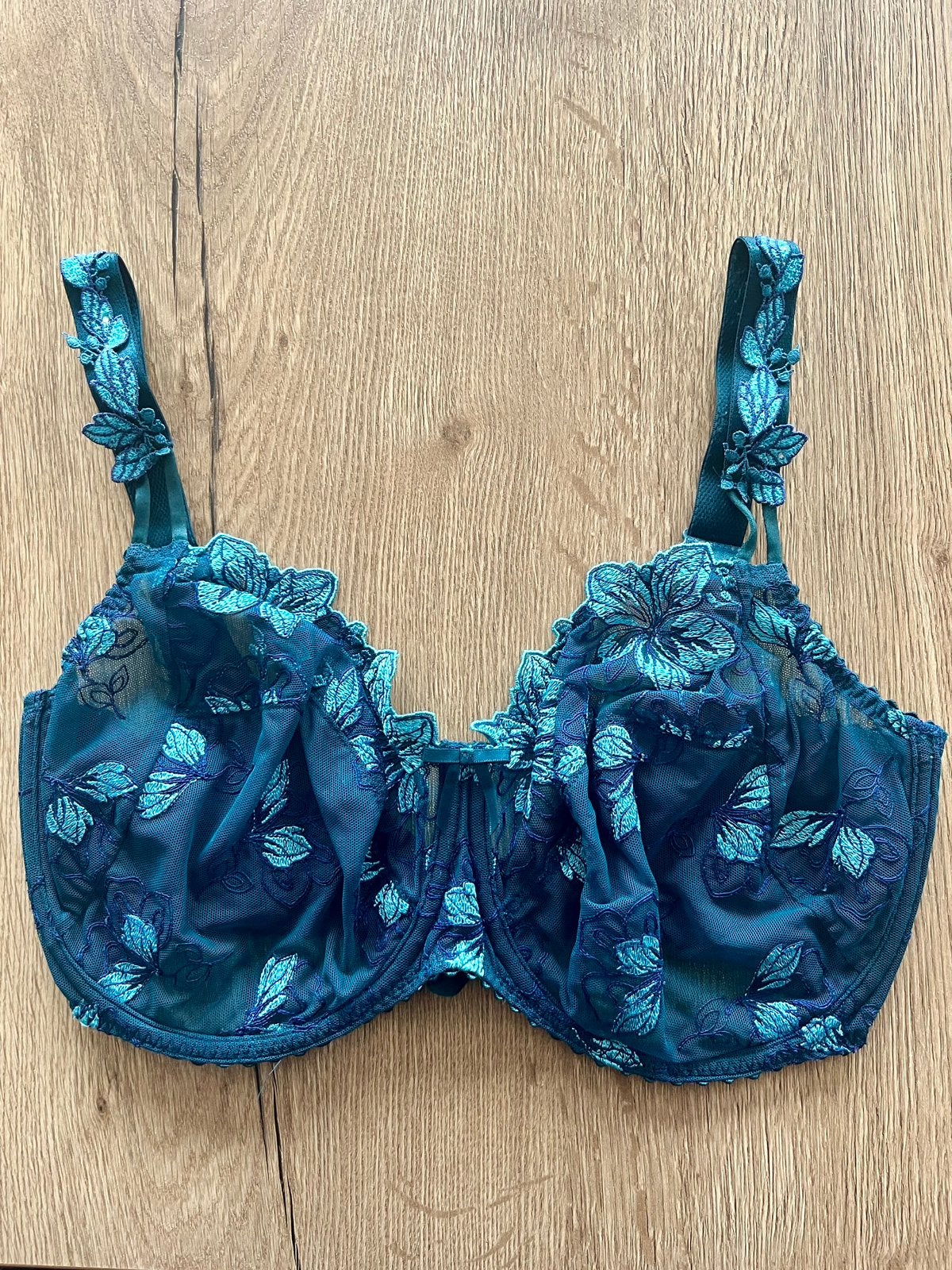 Prima donna 80F full cup bottel groen borduur, Verzenden, BH, Groen