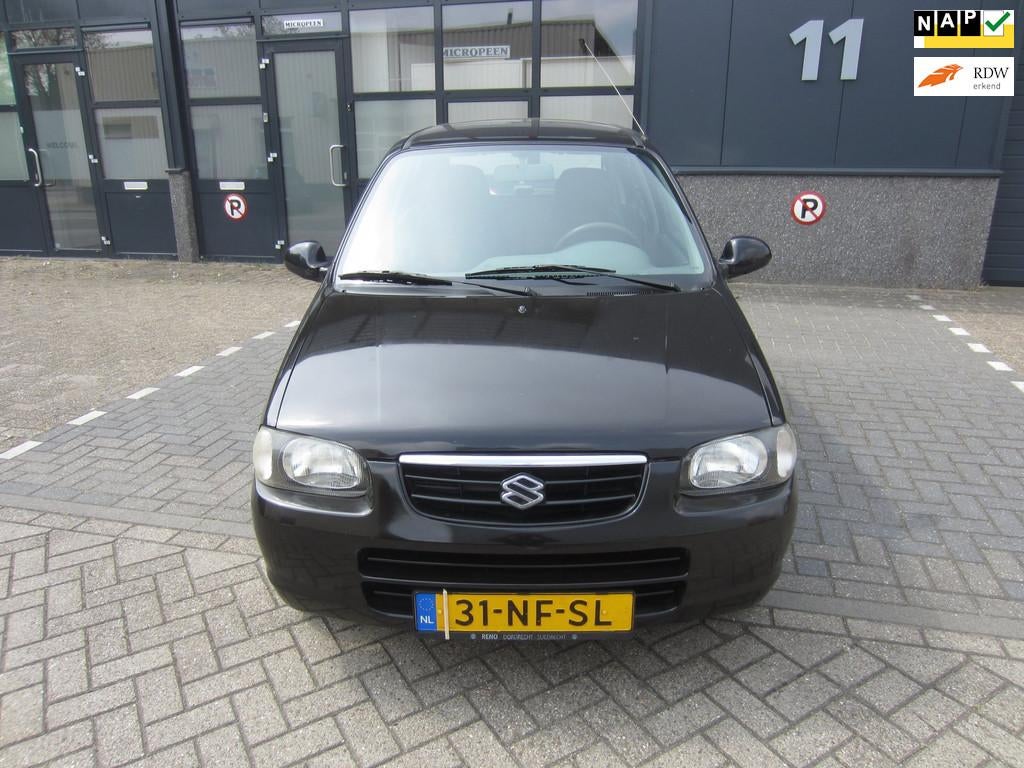 Suzuki Alto 1.1 GLS 2003 146.000KM Automaat NAP! APK!, 4 cilinders, Zwart, Origineel Nederlands, Bedrijf