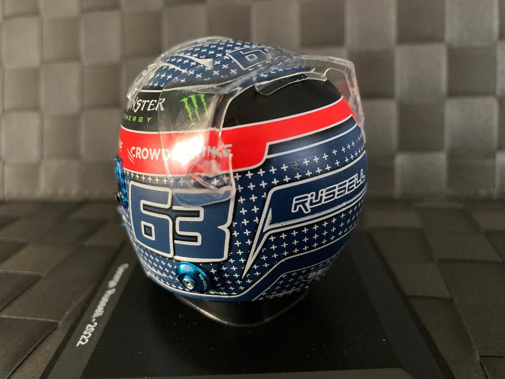 ✅ George Russell 1:5 helm 2022 Japanese GP Mercedes AMG W13, Ophalen of Verzenden, Nieuw, Formule 1