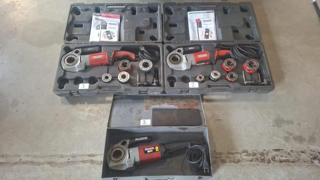 Ridgid 600-1 draadsnijmachine snijijzer draadsnijder, Ophalen of Verzenden, Gebruikt