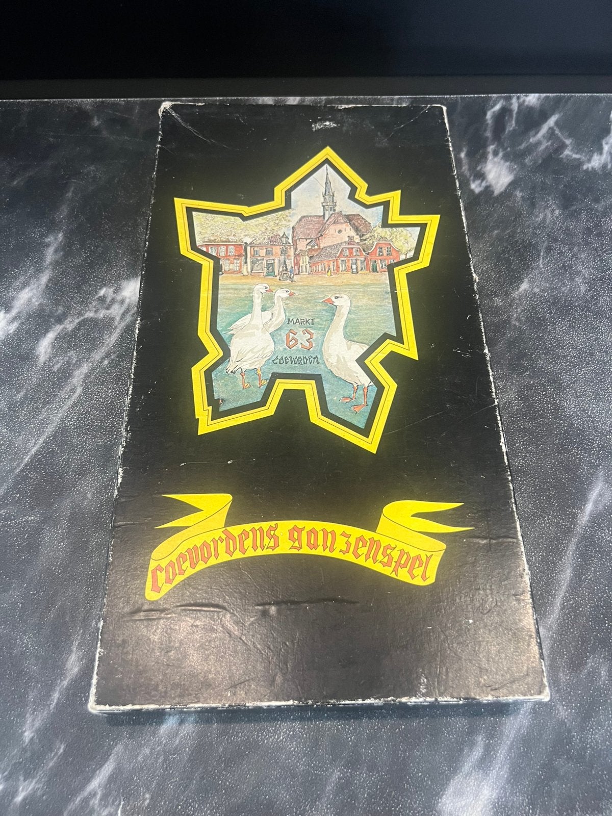Vintage bordspel Coevordens Ganzenbord, Ophalen of Verzenden, Zo goed als nieuw
