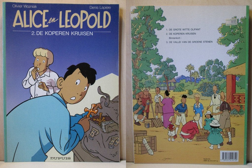 Alice en Leopold, 2x (SC), Meerdere stripboeken, Ophalen of Verzenden, Zo goed als nieuw, Olivier Wozniak