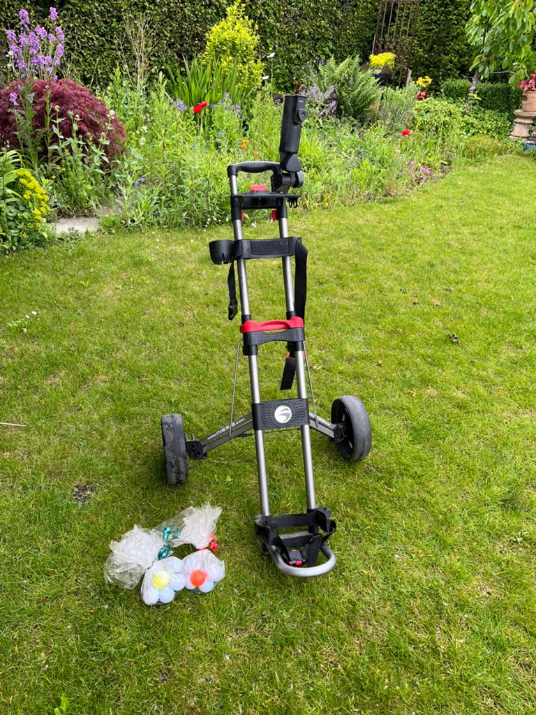 Golf trolley Inesis, Ophalen, Zo goed als nieuw, Golfkar