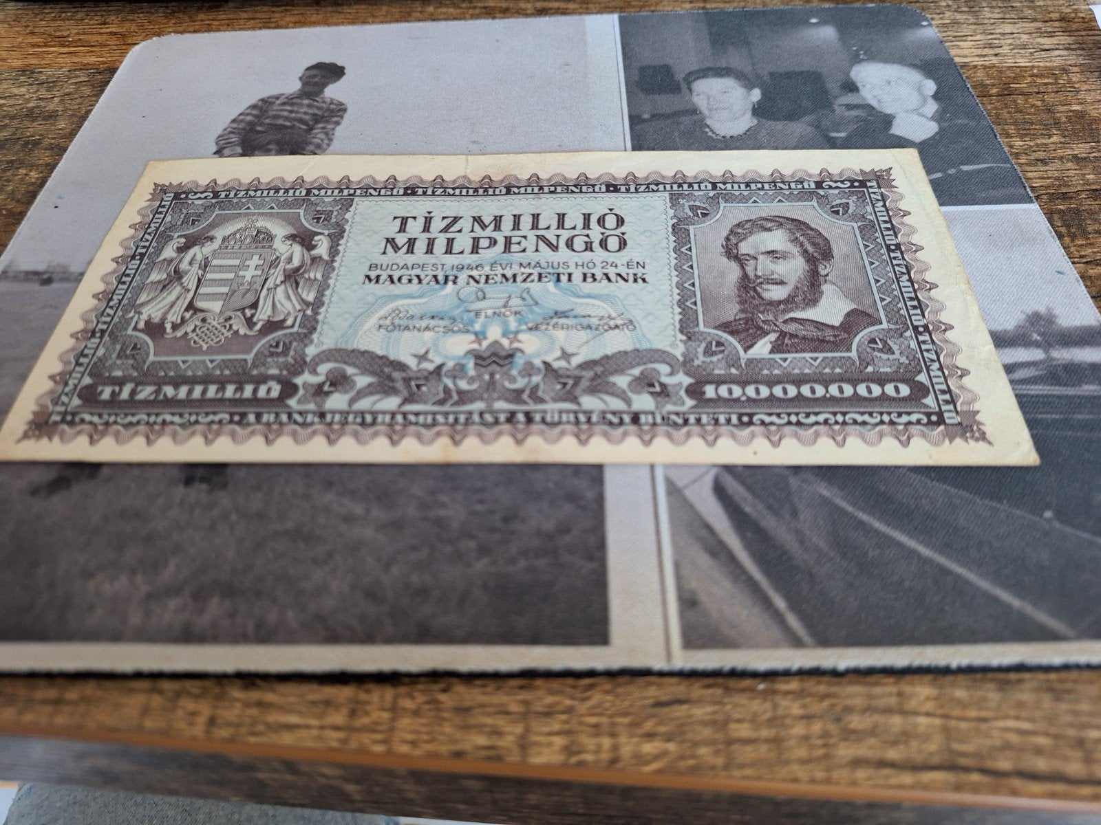 Hongarije 10.000.000 pengo 1945-1946, Ophalen of Verzenden, Euro's, Los biljet