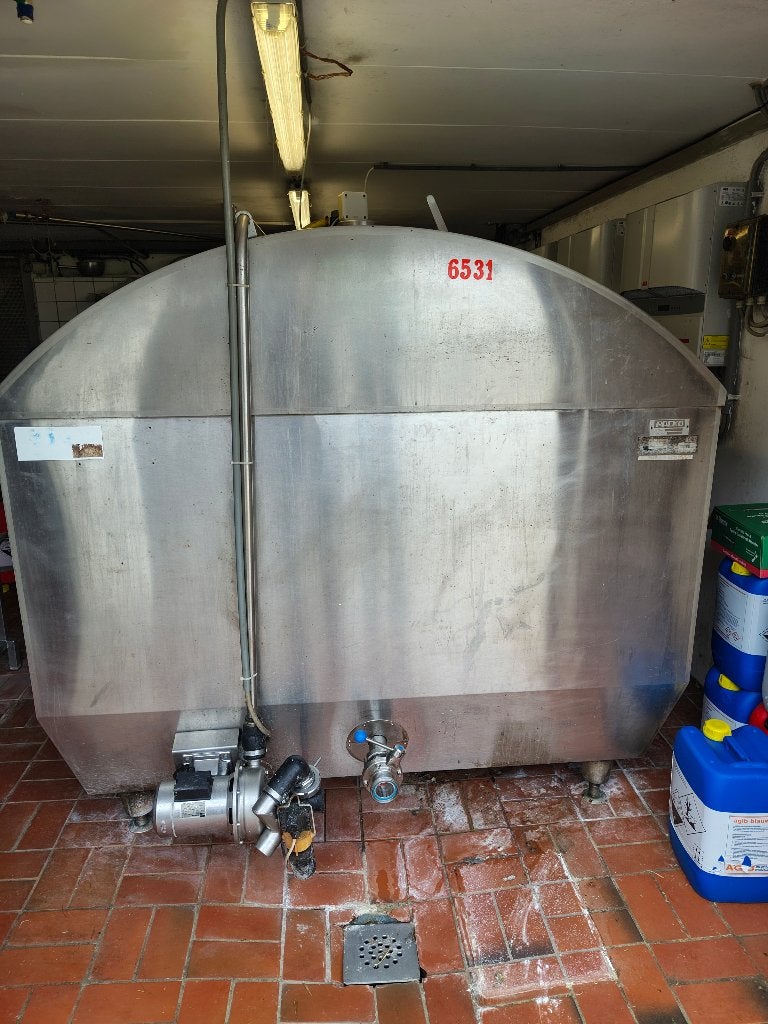 Oude rvs packo 5000 liter, ijsbank melktank van 1971, Zakelijke goederen, Ophalen