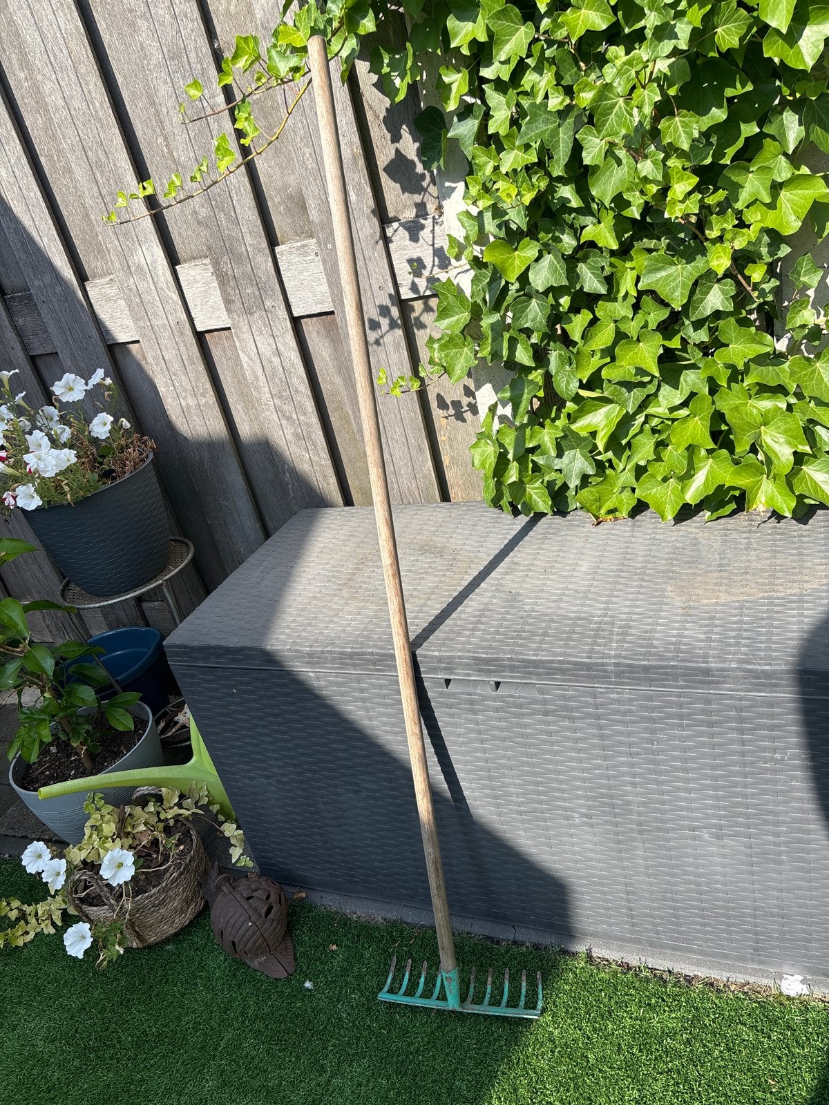 Hark voor tuin en gazon, Ophalen, Gebruikt, Hark