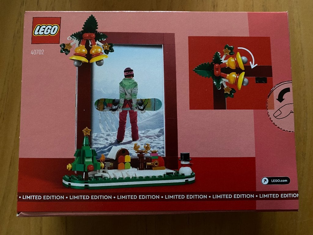 Lego 40702 GWP Kerstfotolijstje kerst, Ophalen, Lego, Nieuw, Compleet