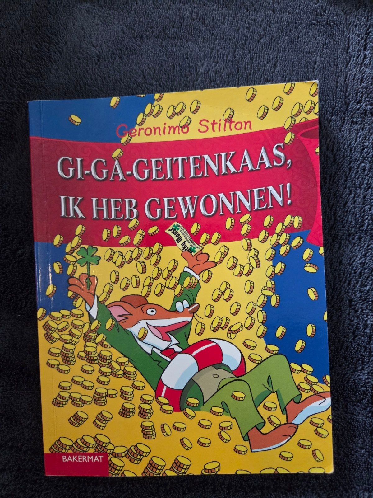Geronimo Stilton - Gi-ga-geitenkaas, ik heb gewonnen!, Ophalen of Verzenden, Zo goed als nieuw, Geronimo Stilton, Fictie algemeen