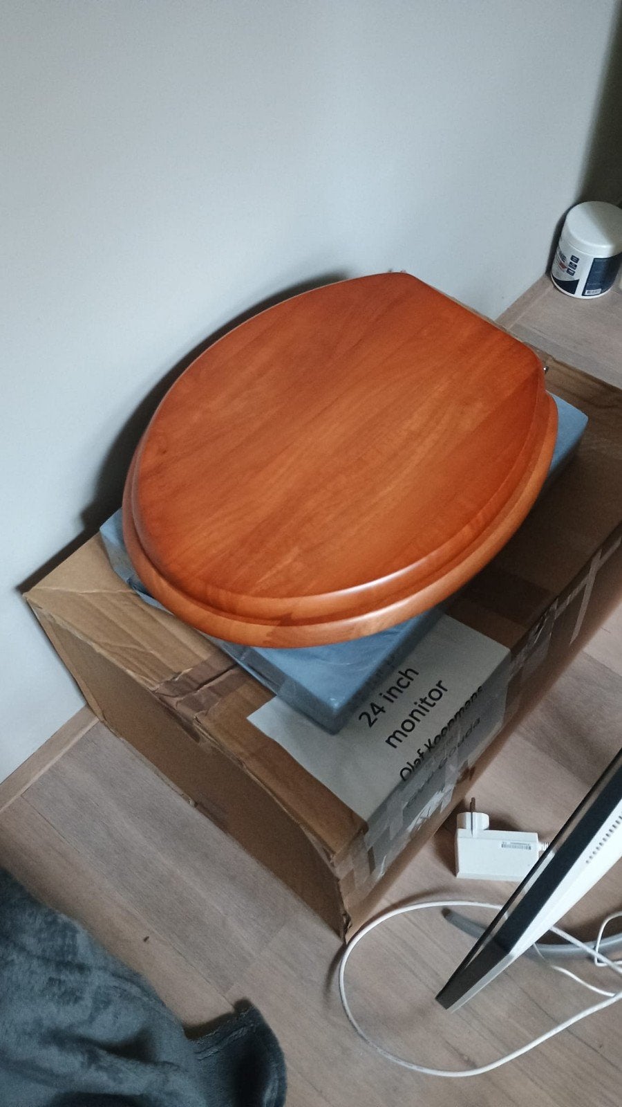 Houten wc bril, Ophalen of Verzenden, Nieuw