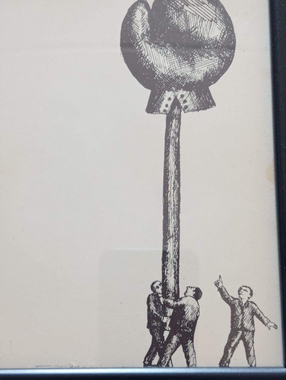 Roland Topor Litho Surrealisme bokshandschoen, Ophalen of Verzenden