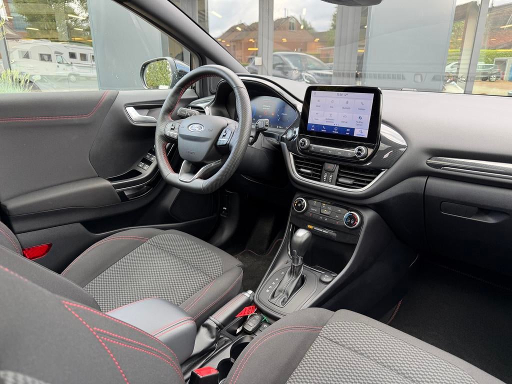 Ford Puma ST Line PANO (bj 2022, automaat), Alarm, Euro 6, Zwart, Hybride Elektrisch/Benzine