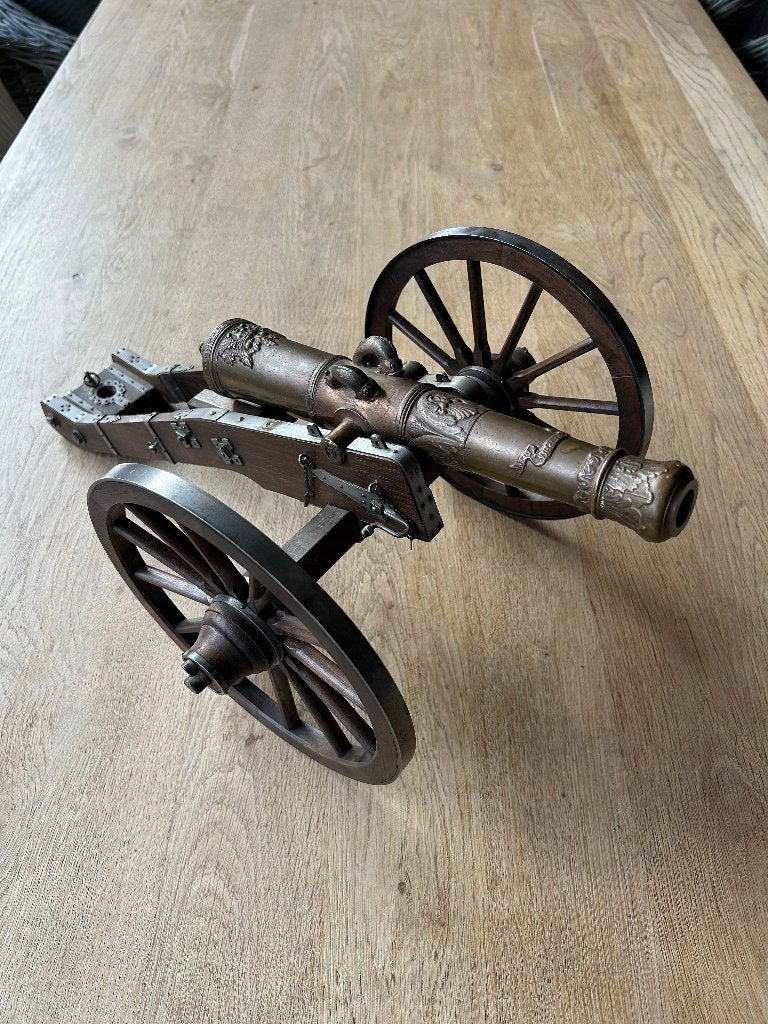 Antiek sein kanon brons, Ophalen of Verzenden
