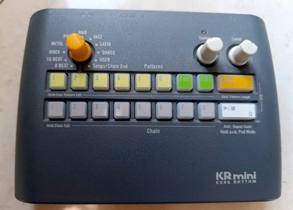 Korg KR Mini drumcomputer, Muziek en Instrumenten, Ophalen of Verzenden, Zo goed als nieuw, Korg