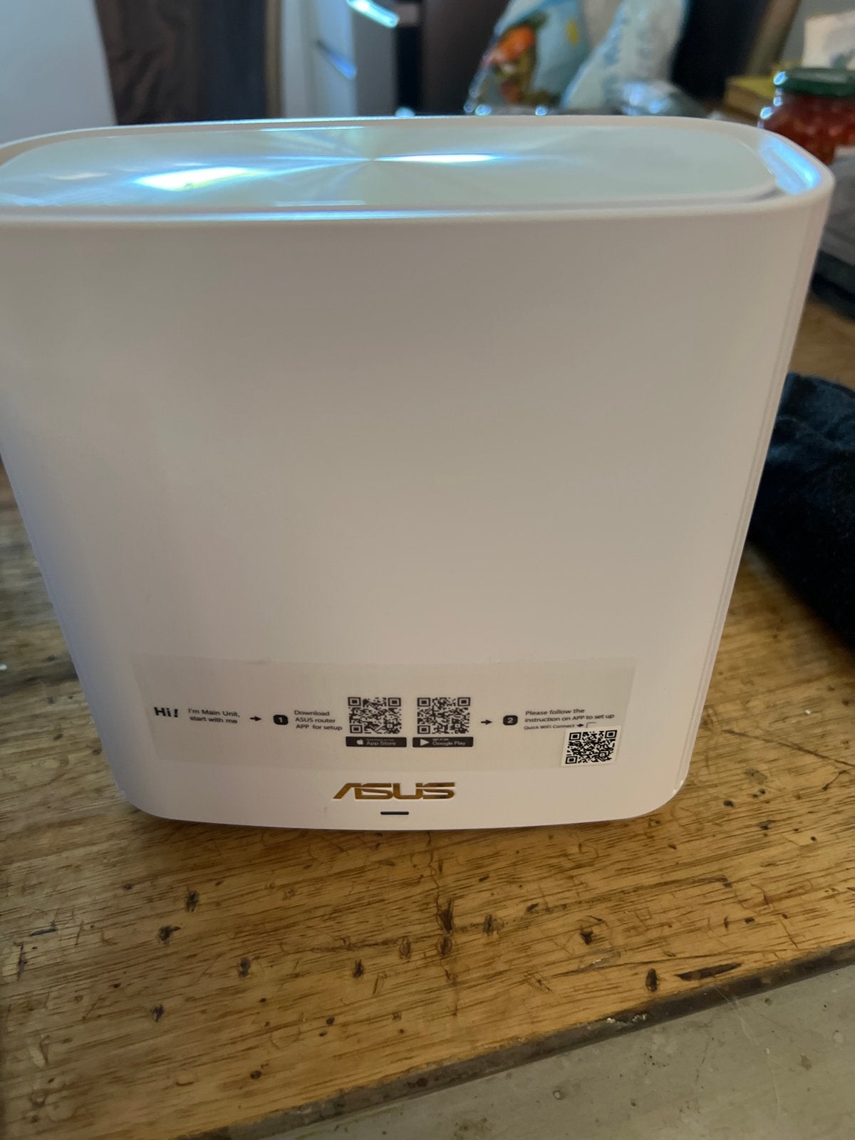 1x ASUS ZenWiFi XT9 AX7800 Tri-Band Mesh WiFi  (1 pack), Computers en Software, Routers en Modems, Zo goed als nieuw, Router, Ophalen of Verzenden